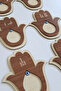 6 Pieces of Wooden Laser Cut Evil Eye Beaded Fatma Mother Cup and Cup Coaster from Erdiz - 3