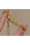 Y2K Hello Kitty Titanium Gold Bracelet - 2