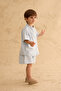 Patch Detail Shirt Set Blue - 5