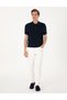 Navy Blue Slim Fit Polo Neck Buttoned Knitwear T-Shirt 50306025-Vr033 - 4
