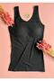 Chic Drape |   Modal 3-Piece V-Neck Bra, Black, White and Green Camisole Women's Tank-Blouse - 5
