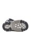 Navy Blue Red Velcro Lightweight Unisex Children's Sandals 173101 B - 6