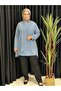 Chiffon Tunic with Stones on the Front - 2