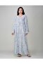 Ladies Printed Jalabiya – with Tassels on the Sleeves - 4