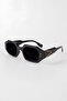 Baccur Unisex Gray Smoke Vintage Rectangle New Season Sunglasses - 2