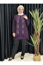 Chiffon Tunic with Stones on the Front - 2