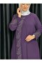 Chiffon Tunic with Stones on the Front - 4