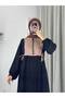 4537 - Cotton Hijab Dress Black - 2