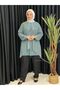 Chiffon Tunic with Stones on the Front - 2