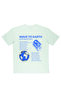 Lenithra Wave to Earth Front and Back Printed Unisex Oversize White T-Shirt - 3