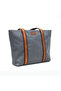 Design 05 Canvas - Leather Women's Smoked Shoulder Bag - 3