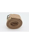 Tan Colored Ancient Buckle Taba Pilates Yoga Belt ,Tan Yoga Belt - 2
