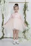Minimony 1-5 Years Daisy Tulle with Bolero Baby Girl Children's Dress Suit Salmon 2015 Holiday Graduation