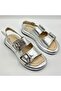 Exclusive Siesta Silver Genuine Leather Women's Sandals - 2