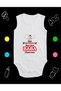 I Have a Cotton Hero Dad I Say Printed Combed Cotton Baby Bodysuit with Snap Fasteners Badi Zıbın Kvbd113