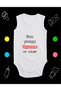 Cotton Let Me Gently Give It to My Aunt Let's See Printed Combed Cotton Baby Bodysuit with Snap Fasteners Badi Zıbın Bytvb123