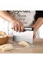 Stainless Steel Dough Cutting Apparatus Steel Cutter Scraper Cake Shaping Spatula - 4