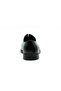 Genuine Leather Black Oxford Men's Shoes with Laces - K039 - 4
