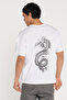 Graphic Print Crew Neck T-Shirt - 2