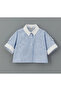 Lcw Kids Blue Comfortable Fit Poplin Girl's Shirt - 2