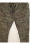 Women's Khaki Italian Silvery Leopard Pattern Lycra Pants with Elastic Waist 38 - 44 - 4