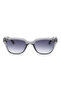 Geometric Design Grey Bone Frame Purple Glass Women Sunglasses Ce Certificated Uv400 Protection - 6