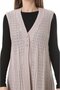 Women's Knitwear Seasonal Araboy Mercerized Large Size Mother Vest - 2
