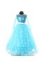 Elsa Dress - Frozen Costume Crown Scepter Gift Frozen Long Sleeve Dress up Costume - 4