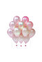 20 Pieces 12 Inch 30 cm Metallic Pink Balloon Birthday Decoration
