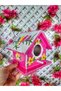 3 Pieces, 16×16×16cm Wooden Handmade Bird House, Bird Nest for Garden Balcony - 2