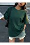 Women's Relaxed Cut Crew Neck Basic T-Shirt