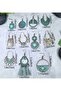 أقراط عرقية مطرزة بالخرز - 4