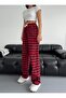Plaid Patterned Sweatpants - 4