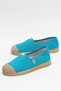 Women's Linen Ballerina Shoes Blue - 5