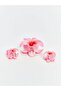 Mixed Flower Figured Women's Peg Buckle Set of 3 (S5) - 4