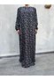 Robadan Long Sleeve 100% Viscose Push Flower Mother Dress, Prayer Dress - 2