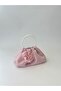 Shiny Satin Rose Pearl Portfolio Evening Dress Handbag - 4