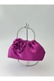 Copy - Shiny Satin Rose Portfolio Evening Dress Handbag - 6