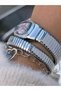 Women's Watch, Snake Model, Pink Color Steel Strap, 2 Years Warranty, Gift Bracelet, Stylish Box - 5