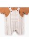 Summer Woven Thin Fabric Salopet Short Sleeve T-Shirt Button Detailed 6-24 Months Baby Boy Suit - 8