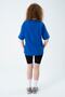 تي شيرت Eazy Saks Blue Sunshine للجنسين بأكمام قصيرة ومطبوع كبير جدًا - 4