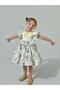 Laurel White Floral Vintage Baby Girl Dress, Birthday Dress, Photo Shoot Dress, Suitable for 0-7 Years Old - 3
