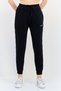 Women Sportswear Fit Brand Logo Training Jogger Pants, Black