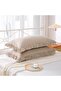Decorative Linen Gingham Patterned Pillow Case 2 Pieces - 3