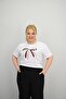 Women's Plus Size Ribbon Detailed Sequin Embroidered Tracksuit Set 8200-25 - 6