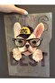 Iron-On Design Dog with Glasses Transfer Printing Arma 25X18 cm - 3