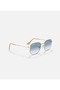Hexagon Sunglasses Blue Gradient RB3548 001/3F Size 54 - 3