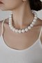 Women's Necklace with Big Beads - 20mm Beads - 5