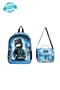 Robloks Themed Preschool Backpack and Thermal Lunch Bag, Kindergarten Nutrition Set