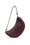 Burgundy Shk26 Single Compartment Faux Leather Hand and Shoulder Bag - 8